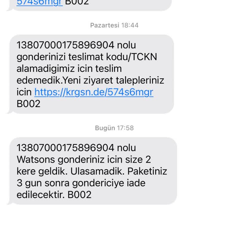 Evdeyken Teslim Edilemeyen Kargo Sorunu