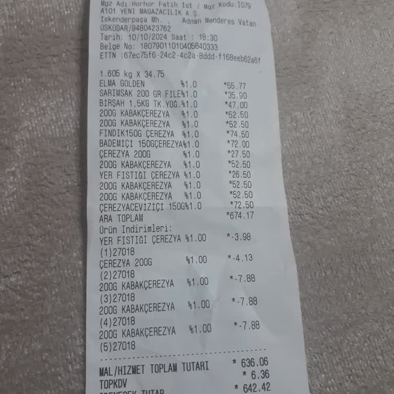 A101 Kuruyemiş İndiriminde Yanıltıcı Uygulama