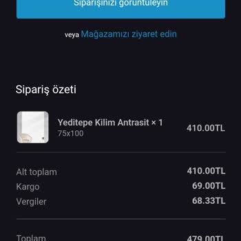 Siparişin Teslim Edilmemesi Ve İletişim Sorunları