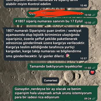 Siparişin Teslim Edilmemesi Ve İletişim Sorunları