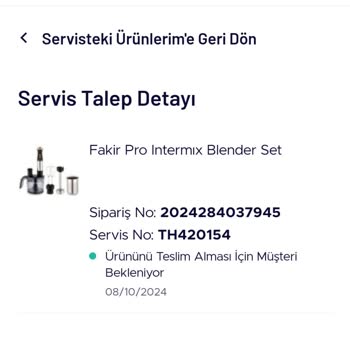 Teknosa'da Blender Tamiri Ve İade Sorunu