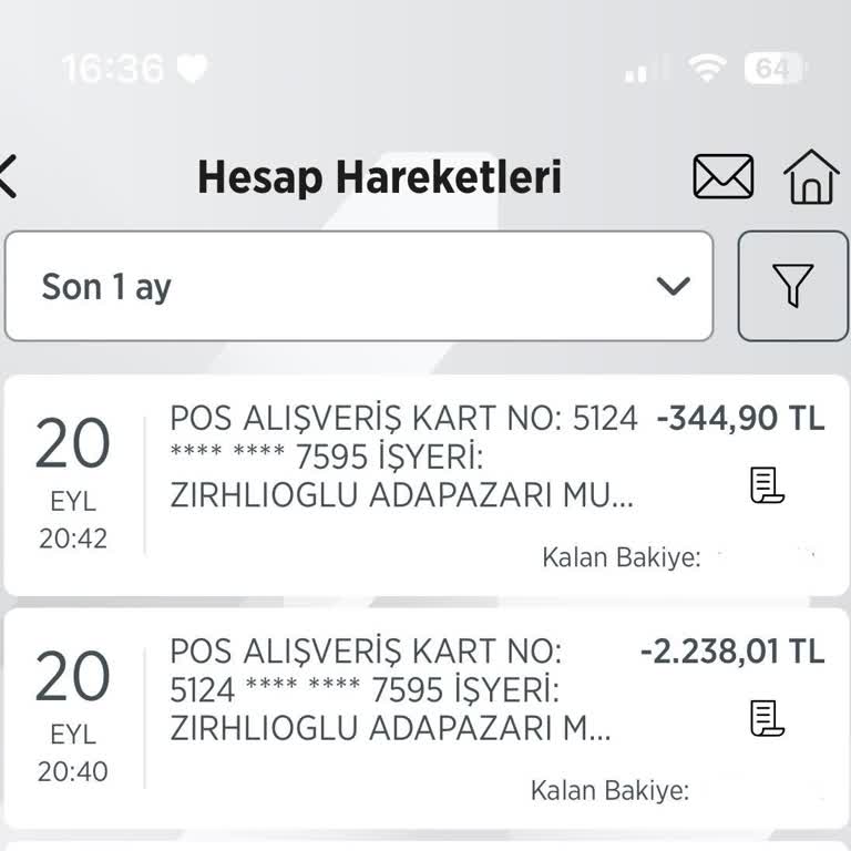 Zırhlı Toptan Market Banka Kartımdan İzinsiz Çekim!