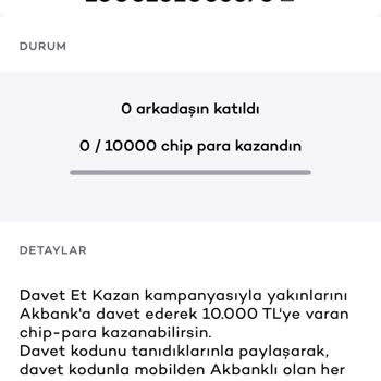 Akbank Kampanya Kodlarıyla İlgili Sorunlar