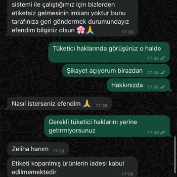 Etiket Sorunu Yüzünden İade Kabusu