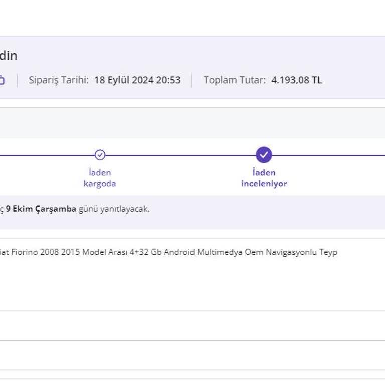 İade Sürecinde Yaşanan Sorunlar