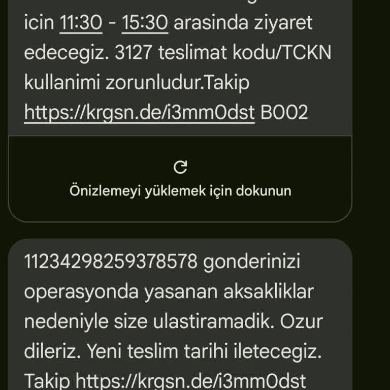 Kargo Teslimatında Gecikme Ve İletişim Sorunu
