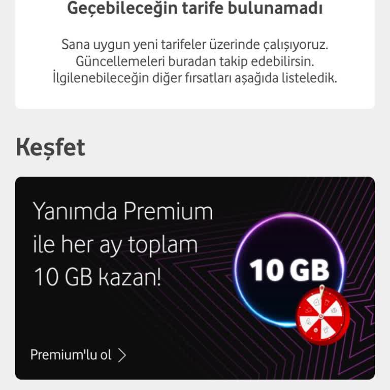 Vodafone'dan Cayma Bedeli Sürprizi