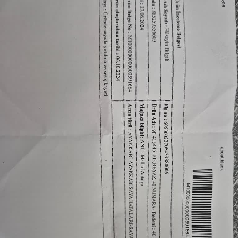 Nike Ayakkabıda 3 Ayda Yırtılma Ve Ses Sorunu