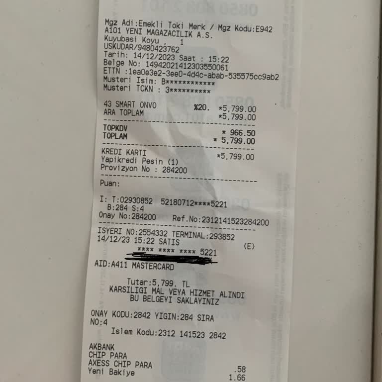 A101'den Alınan Onvo TV'nin Bitmeyen Sorunları