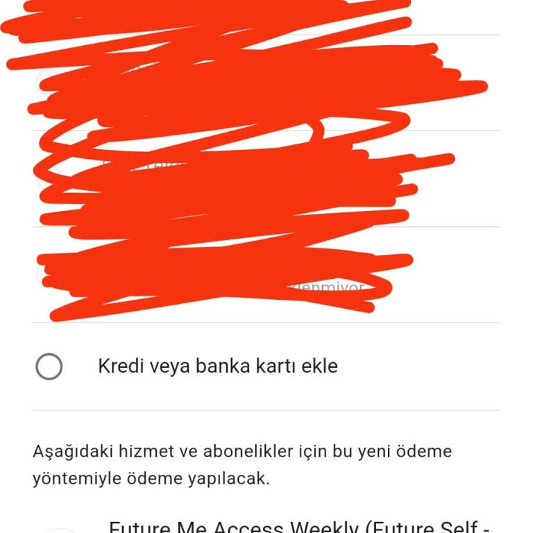 Google Future Me Access Weekly Habersiz Çekim Yapılmış!