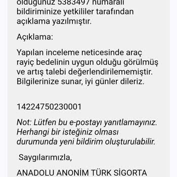 Pert Olan Aracımız İçin Sıfır Bedeli Talebimize Yanıt Alamıyoruz