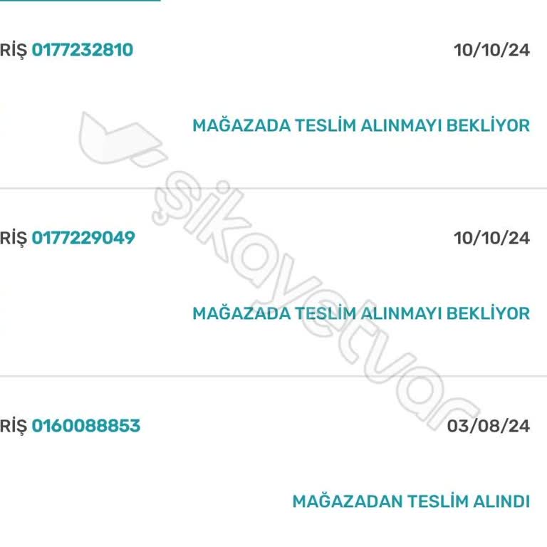 Watsons Sipariş İptali Ve Bilgilendirme Eksikliği!