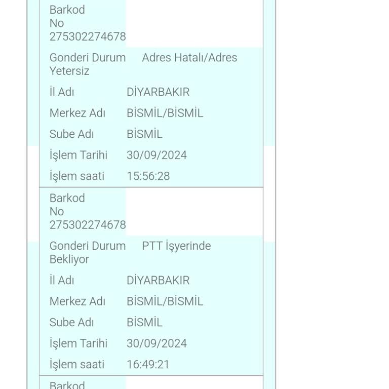 Kitap Seç Eksik Adres Bilgisi Nedeniyle Teslim Edilemeyen Sipariş
