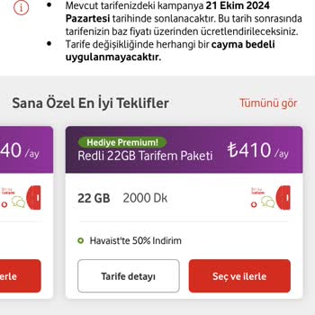 Yanlış Yönlendirme Ve Değiştirilemeyen Tarife Sorunu