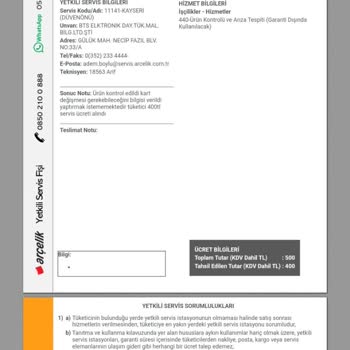 Sürekli Arızalanan Ocak Ve Yetersiz Servis Desteği