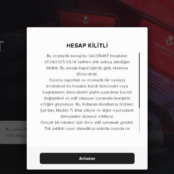 Hesap Satışında Haksız Suçlama Ve Kısıtlama