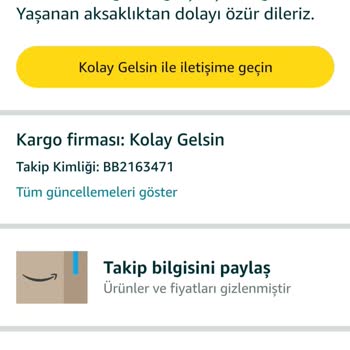 Kargom Nerede Müşteri Hizmetleri Destek Vermiyor