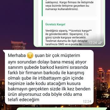 Butikten Yanlış Ürün ve İade Problemi