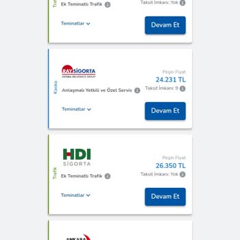 Sigorta Tekliflerinde Uçurum