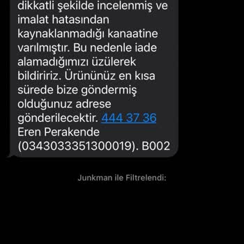 Eksik Güvenlik Bandı Ve Hasarlı Ürün Sorunu