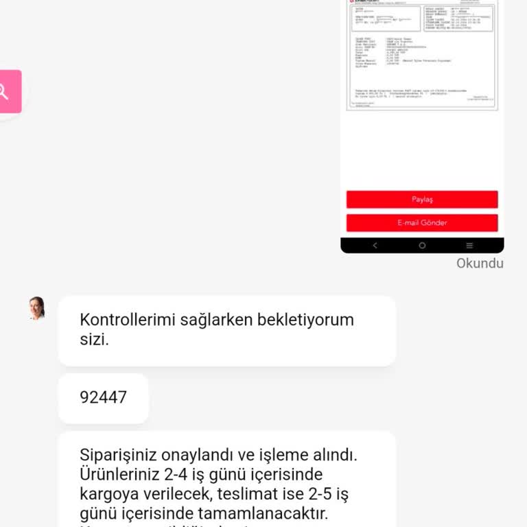 Siparişin Kargoya Verilmemesi Ve İletişim Sorunu
