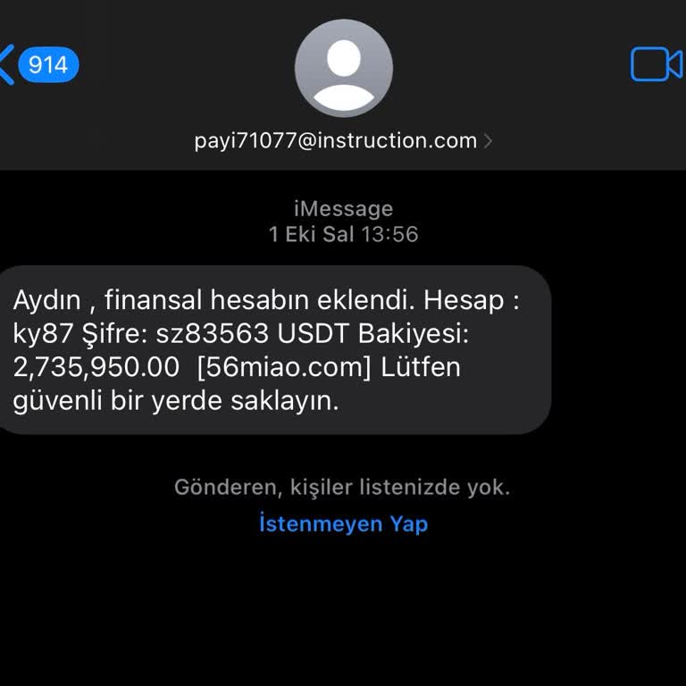 WhatsApp İMessage Şikayeti
