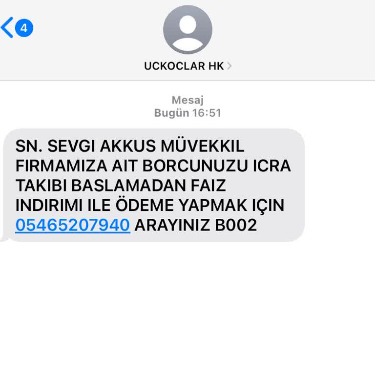Yanıltıcı Borç Bildirimi Ve Kişisel Veri İhlali