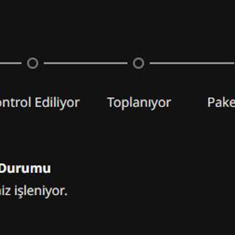 Sipariş İşlem Süresi Uzadı: Acil Destek Bekleniyor