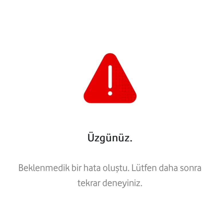 Vodafone One Number Uygulama Hatası Ve Müşteri Hizmetleri Erişimsizliği
