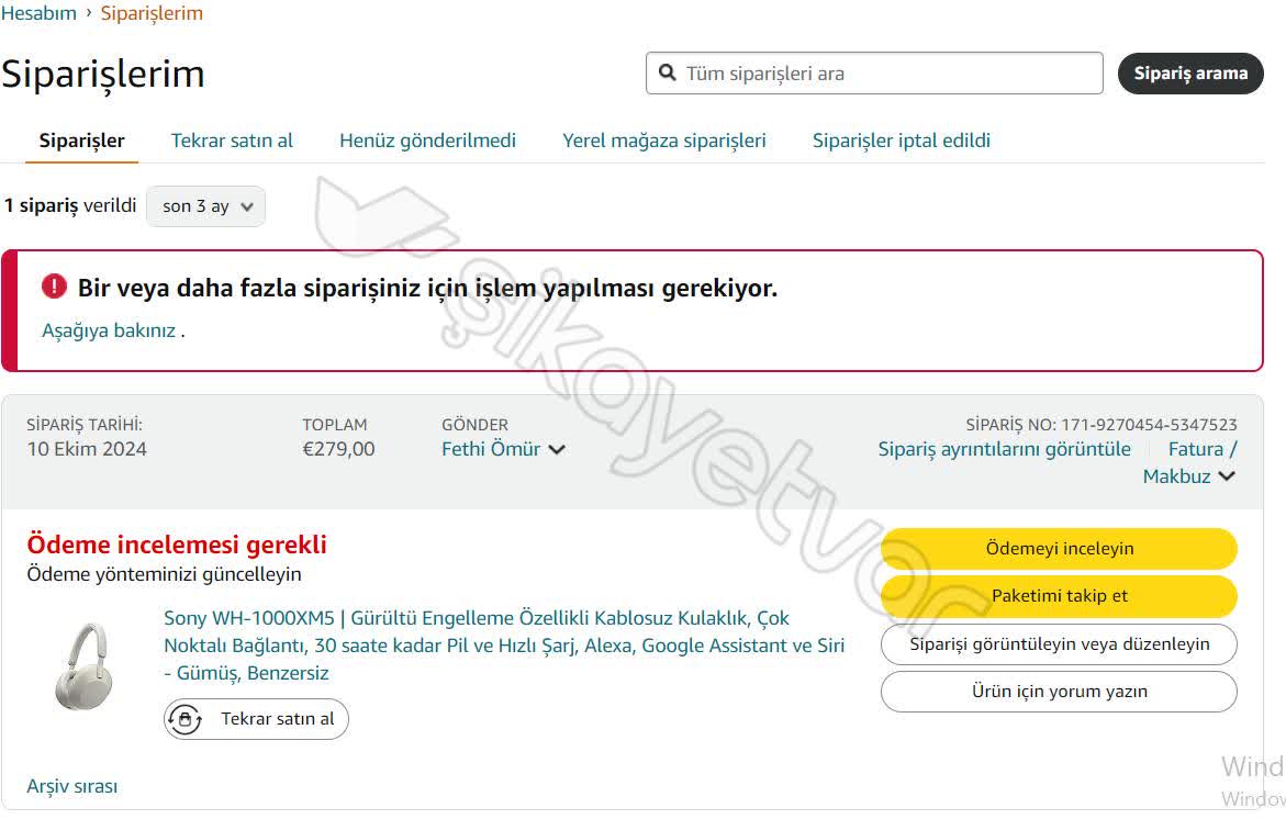 TEB Kredi Kartı İle Amazon Ve Airbnb Alışverişlerinde Yaşanan Sorunlar -  Şikayetvar