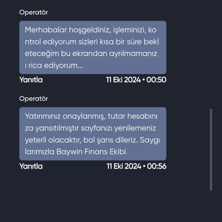 Para Yatırma Sorunu Ve Müşteri Hizmetleri İlgisizliği