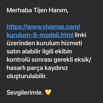 Vivense Eksik Parçalar Ve Yanıltıcı Hizmet