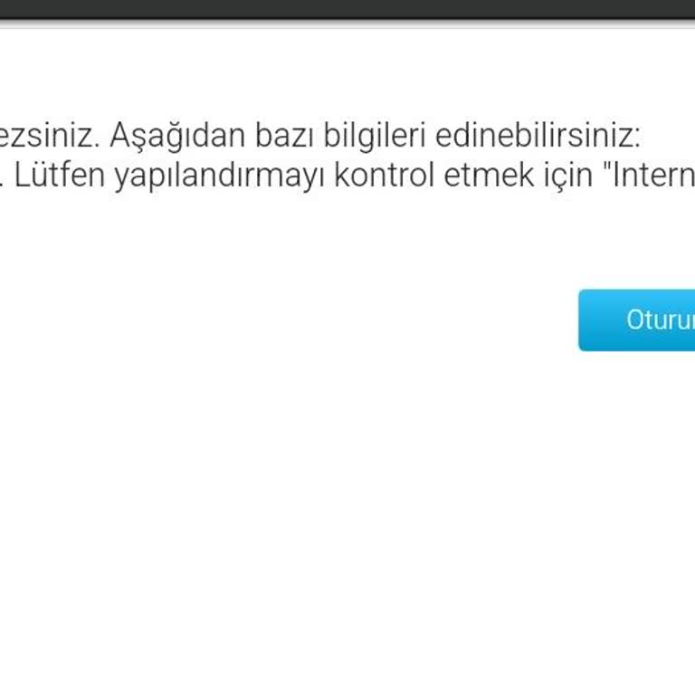 Tekrarlayan İnternet Bağlantı Sorunu