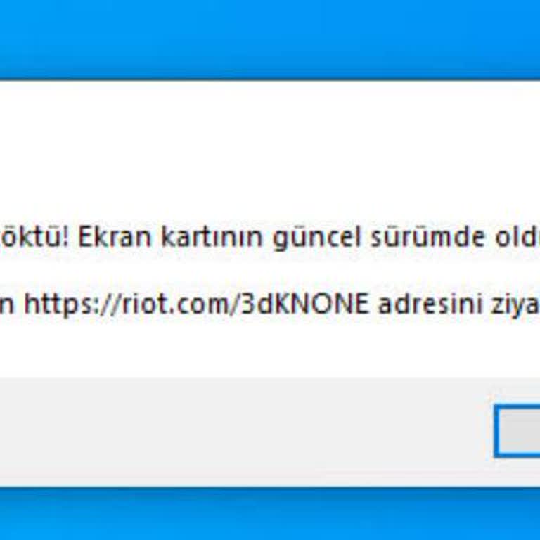 Ekran Kartı Çökmesi: Oyun Keyfime Engel!