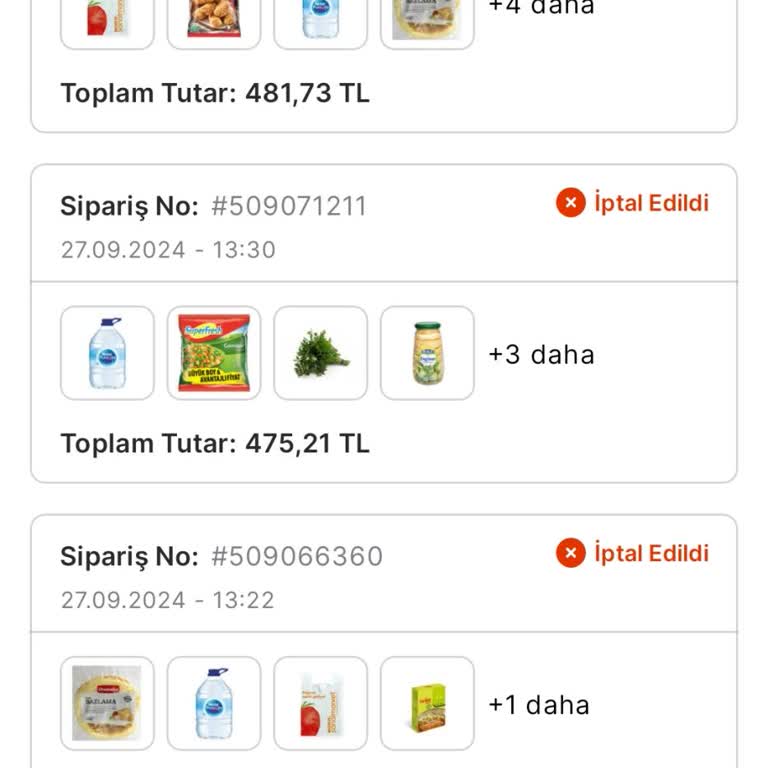 Migros Sanal Market'te İptal Edilemeyen Siparişler Ve İletişim Sorunları