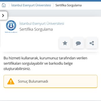 Sertifika Sorunu Ve İletişim Engeli