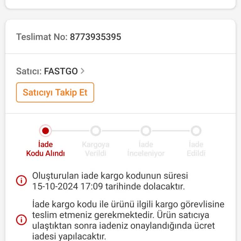 Trendyol'un Geciken Masaj Aleti Ve İade Sorunu