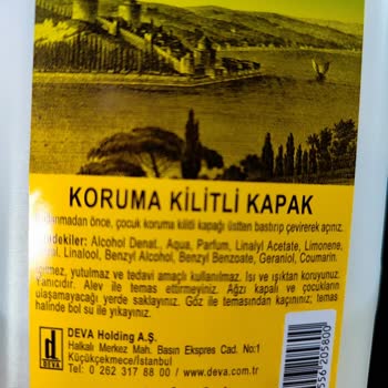 Boğaziçi Kolonya'da Yasaklı Madde Sorunu