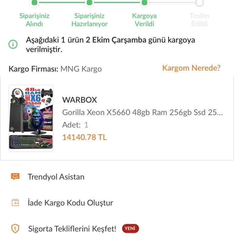 Teslimat Sorunu Ve İade Talebi