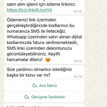 Dijital Alışveriş Kodları Teslim Edilmedi