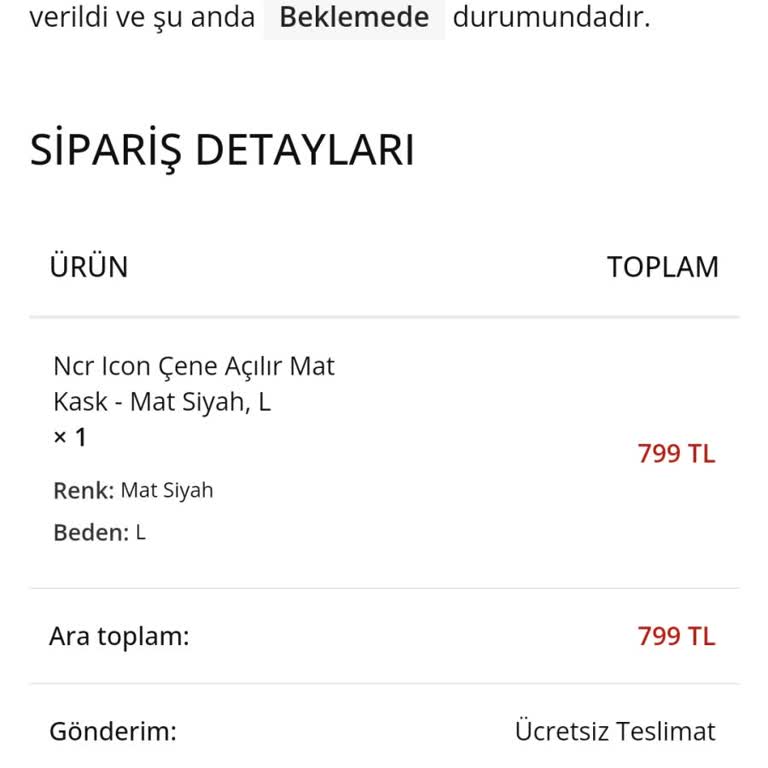 Ürün Teslimatı Ve İletişim Sorunları