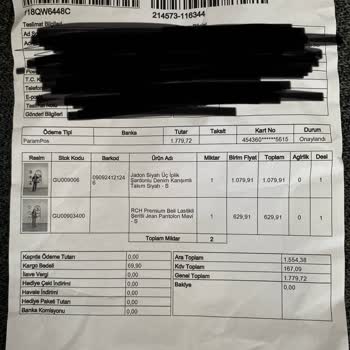 Eksik Ürün Ve İletişim Sorunu