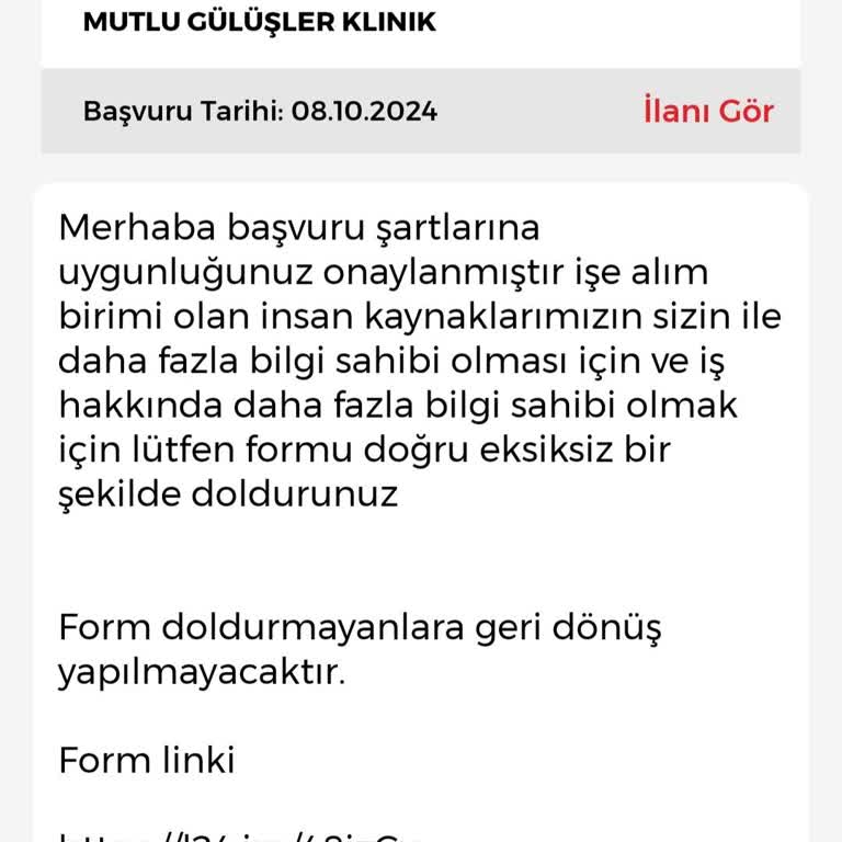 İşin Olsun Uygulamasında Sahte İş İlanı Mağduriyeti
