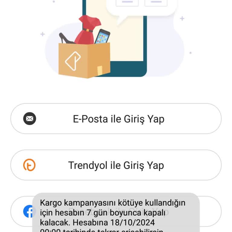 Platformun Haksız Hesap Kısıtlaması