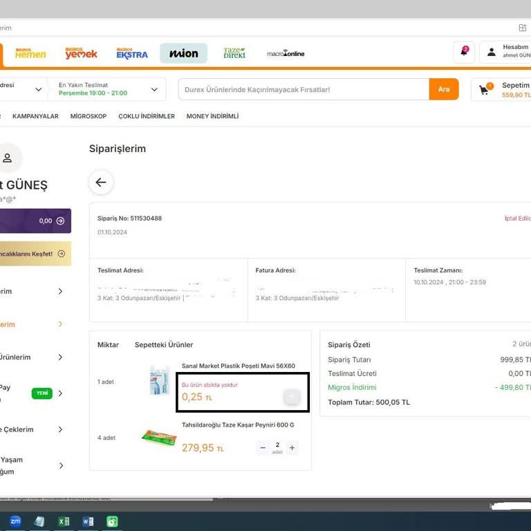 Migros'un Aldatıcı Kampanyası Ve İptal Edilen Siparişler