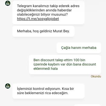 110k Kayıp Ve Haksız Discount Reddi