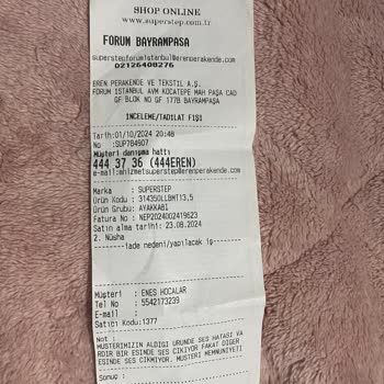 Skechers Ayakkabıda İlk Giyimde Hayal Kırıklığı