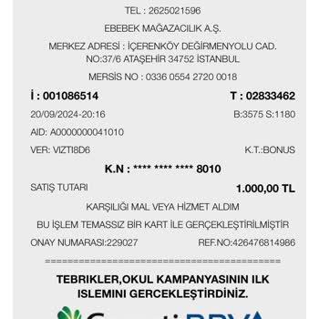 Ebebek Hediye Kartı Kullanım Sorunu Ve Mağduriyet