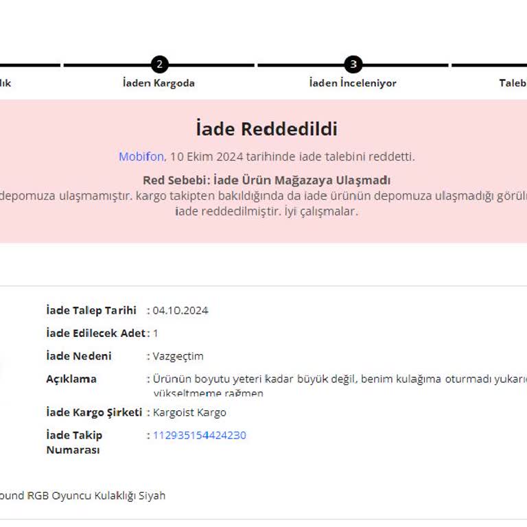 İade Sürecinde Yaşanan Sorun Ve Mağduriyet