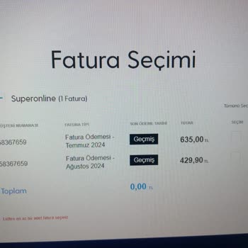Superonline İle Yaşadığım Haksız Faturalandırma Ve İletişim Sorunları